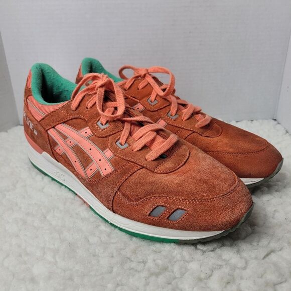 Asics Gel Lyte III Fresh Salmon Men’s Size 12 Athletic Sneaker Shoes - Picture 1 of 10